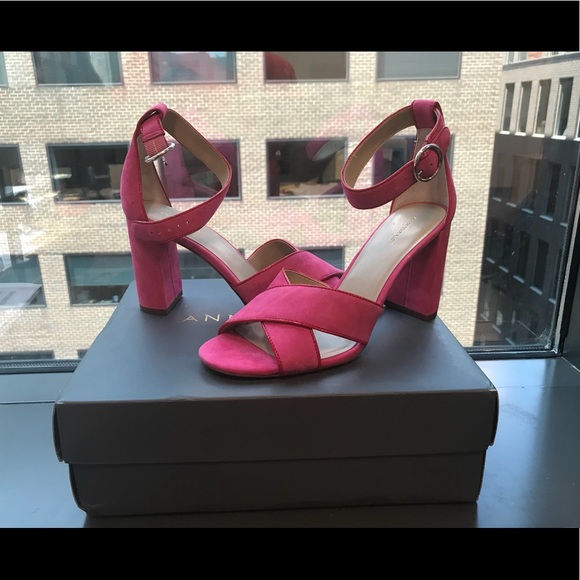 Ann Taylor Shoes - Ann Taylor Suede Block Heels
